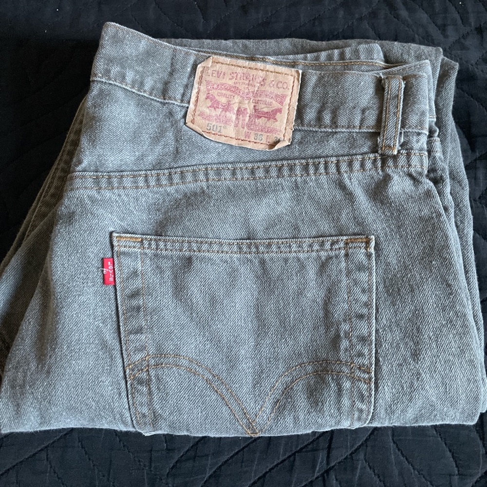 Levi’s Grey Straight Leg Button Fly - image 3